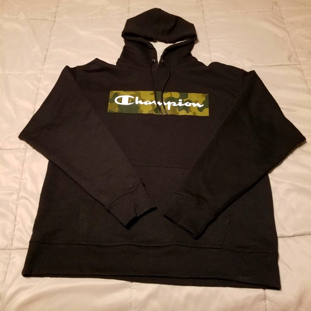 Mens Champion Hooded Sweatshirt